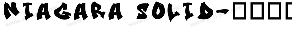 Niagara Solid字体转换